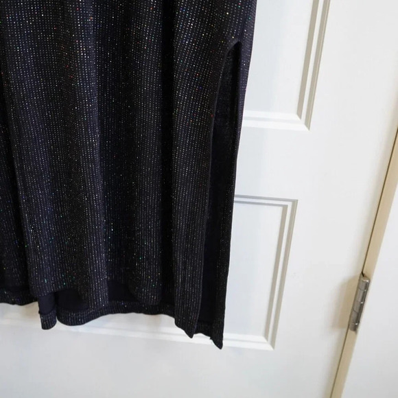 VTG Ronni Nicole Sparkly Multi Color Glitter Maxi Cardigan Jacket Dress Up 24W - Picture 9 of 10